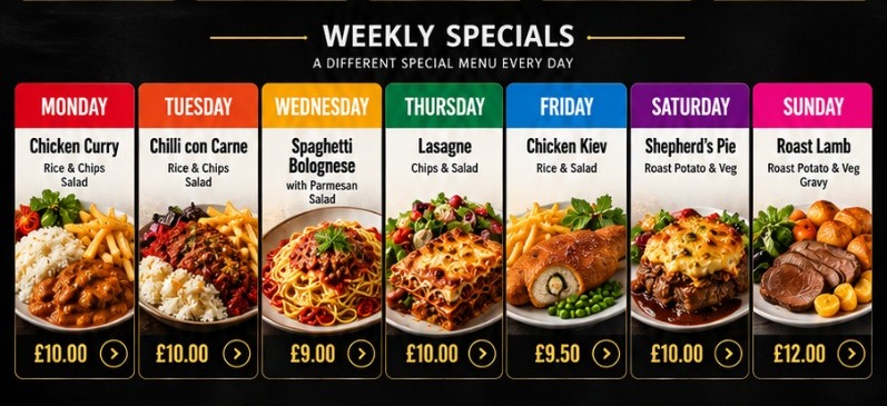 Weekly specials